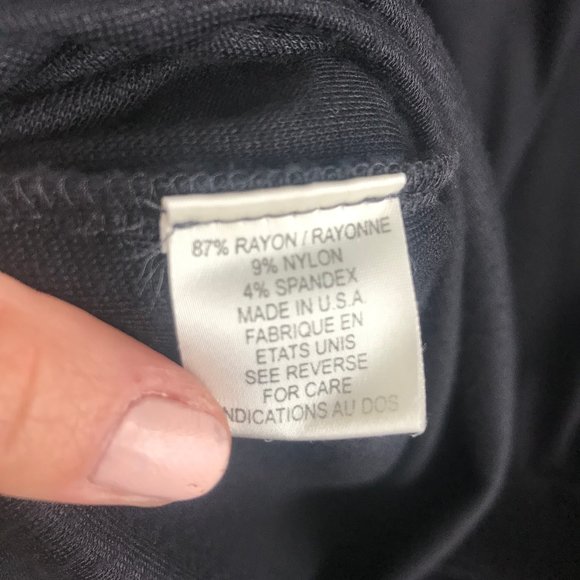 Talbots Dress L Black Long - Picture 5 of 5